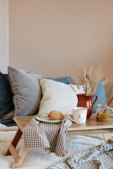 Mynte frokost tallerken buttercream