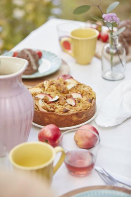 Mynte frokost tallerken buttercream